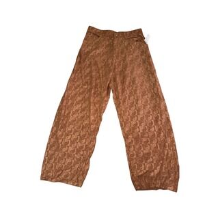 BDG Yin Yang Embossed Lightweight Corduroy Highrise Wide  Leg Pants NWT sz 33